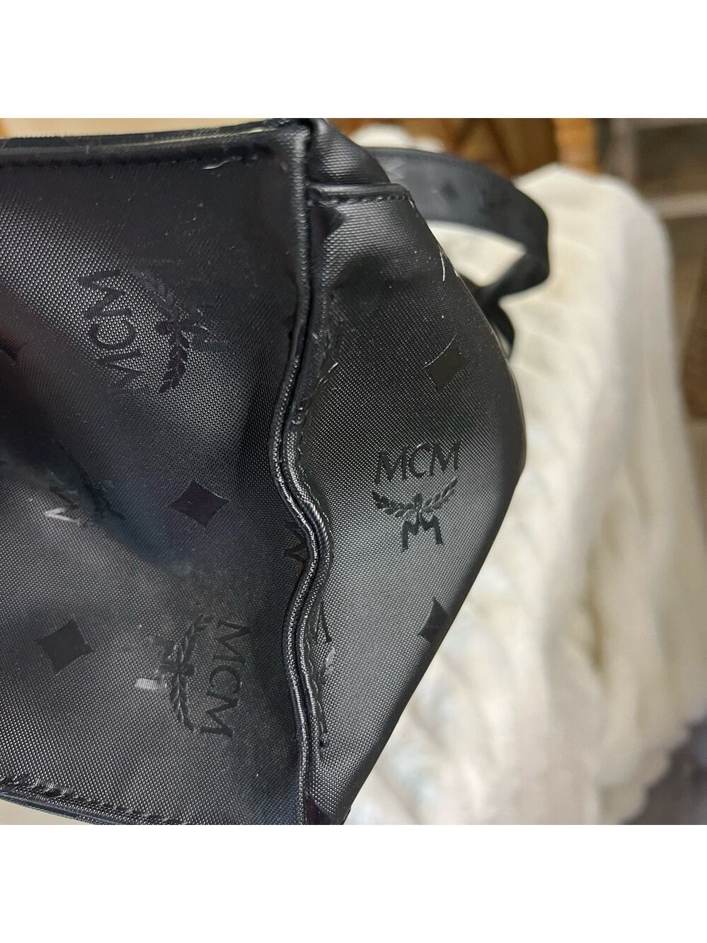MCM Black Zipper Tote - Picture 8 of 14